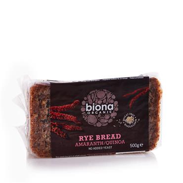 Biona Rye Organic Bread Amaranth & Quinoa