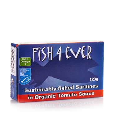 Fish4Ever Sardines In Organic Tomato Sauce