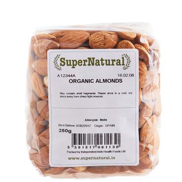 Organic Whole Raw Almonds 