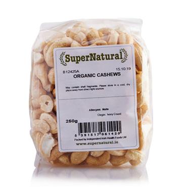 Organic Whole Raw Cashew Nuts