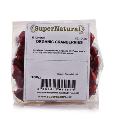 Organic Cranberries 250g