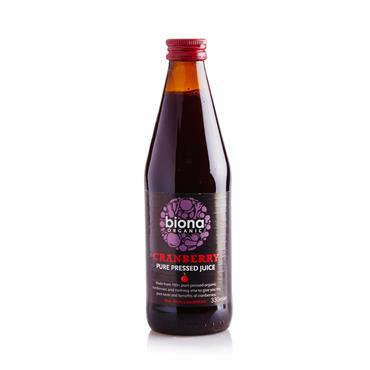 Biona 100% Pure Cranberry Juice 